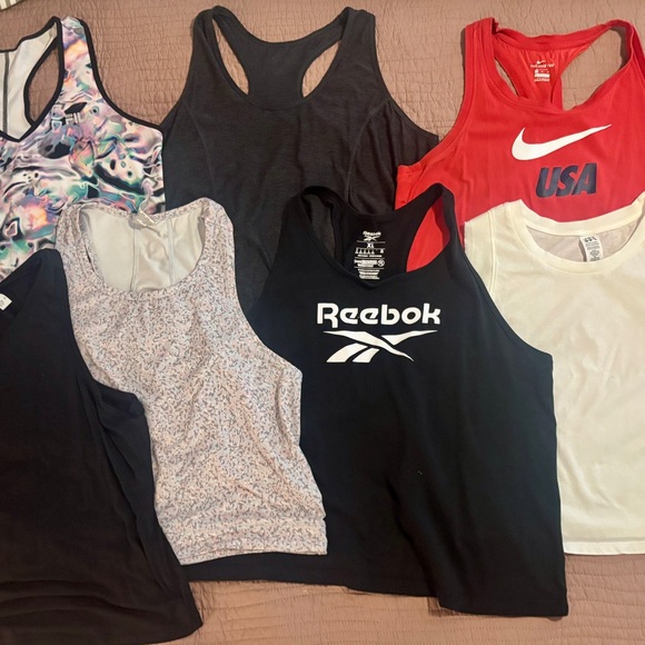 Reebok Tops - Set of Seven Tank Tops - Various brands - Size XL